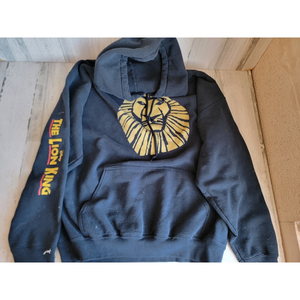 Lion King XL Broadway musical hoodie‎ sweatshirt black Disney unisex